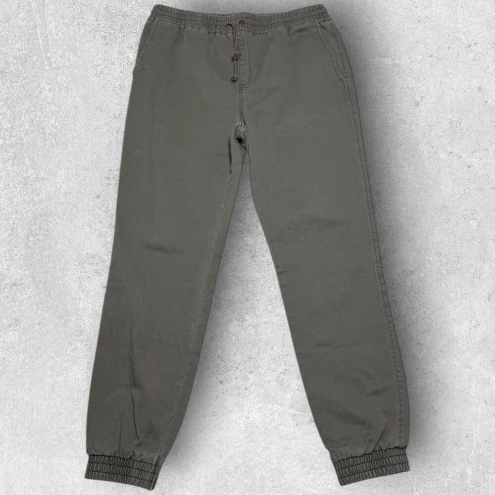 Elwood Mens Jogger Sweatpants Size M Elastic Waist Grey Gray Loungewear Comfort